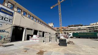 Los trabajos de la primera fase e las antiguas naves de Giesa.