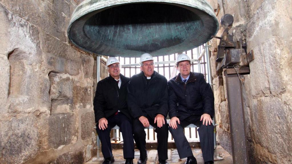 Barreda y Page en la Campana de la Catedral de Toledo.