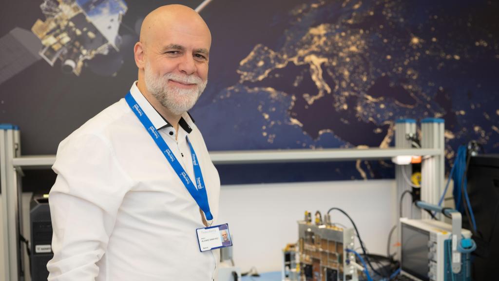 Ángel Álvaro, director técnico del proyecto QKD en Thales Alenia Space