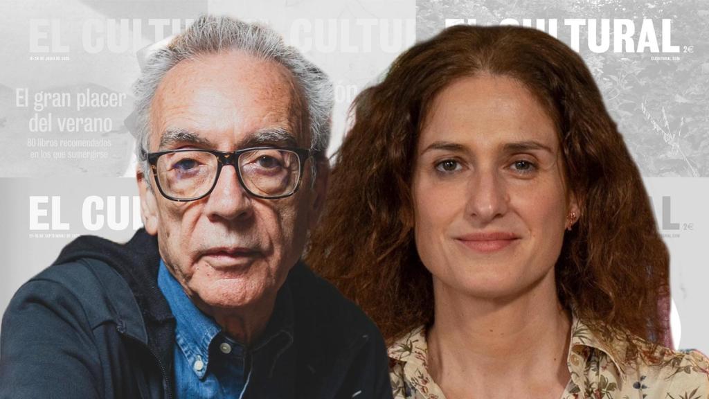 Juan José Millás (izquierda) y Nazareth Castellanos