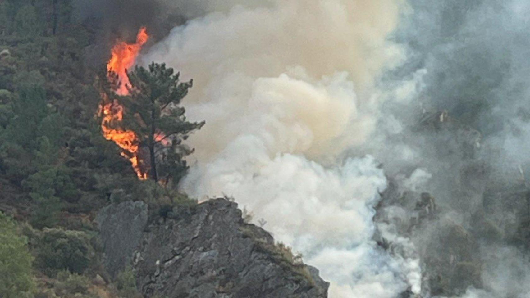 Incendio en A Pobra do Brollón
