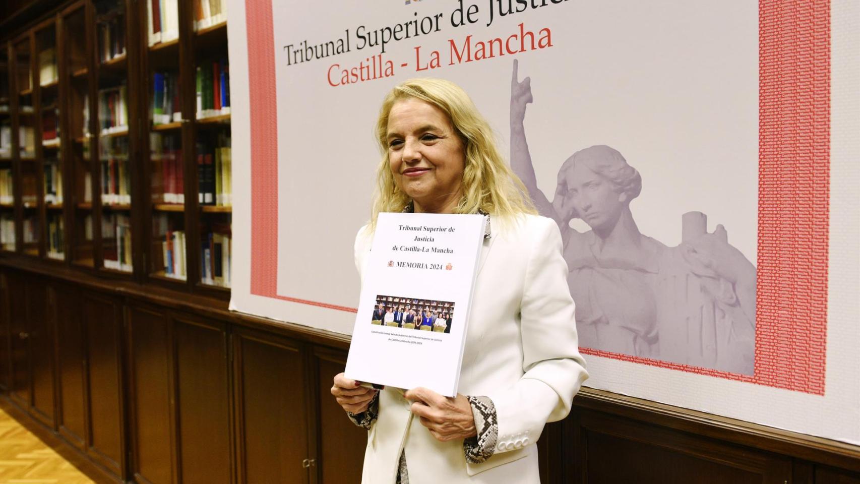 Pilar Astray, presidenta del Tribunal Superior de Justicia de Castilla-La Mancha (TSJCLM). Foto: Víctor Fernández / Europa Press.