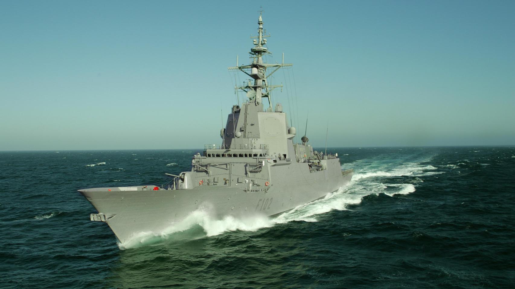 Render de la fragata F-110