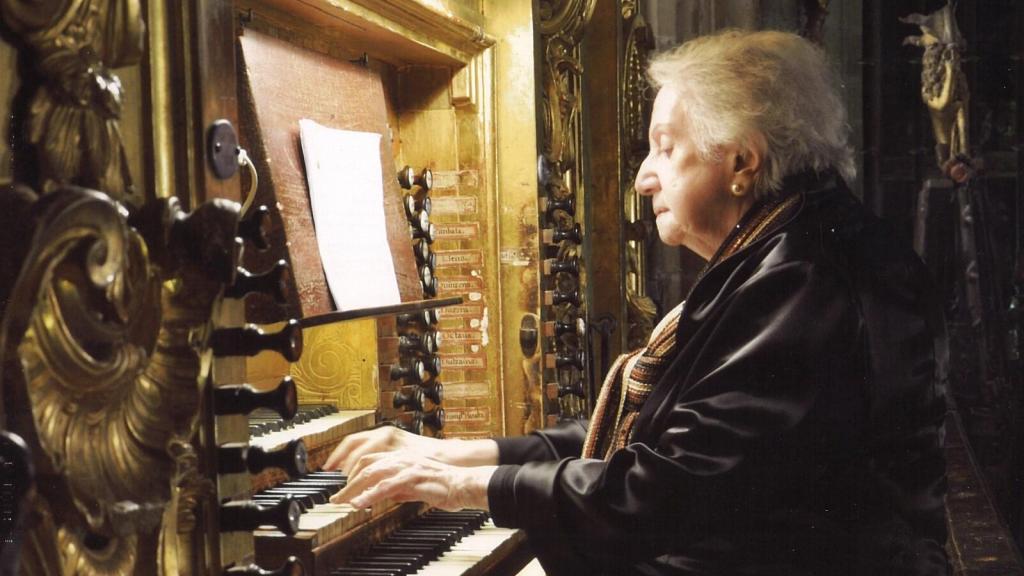 La organista Montserrat Torrent. Foto: Ministerio de Cultura