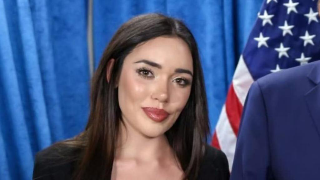 Ada Lluch, junto a Donald Trump, presidente de Estados Unidos.