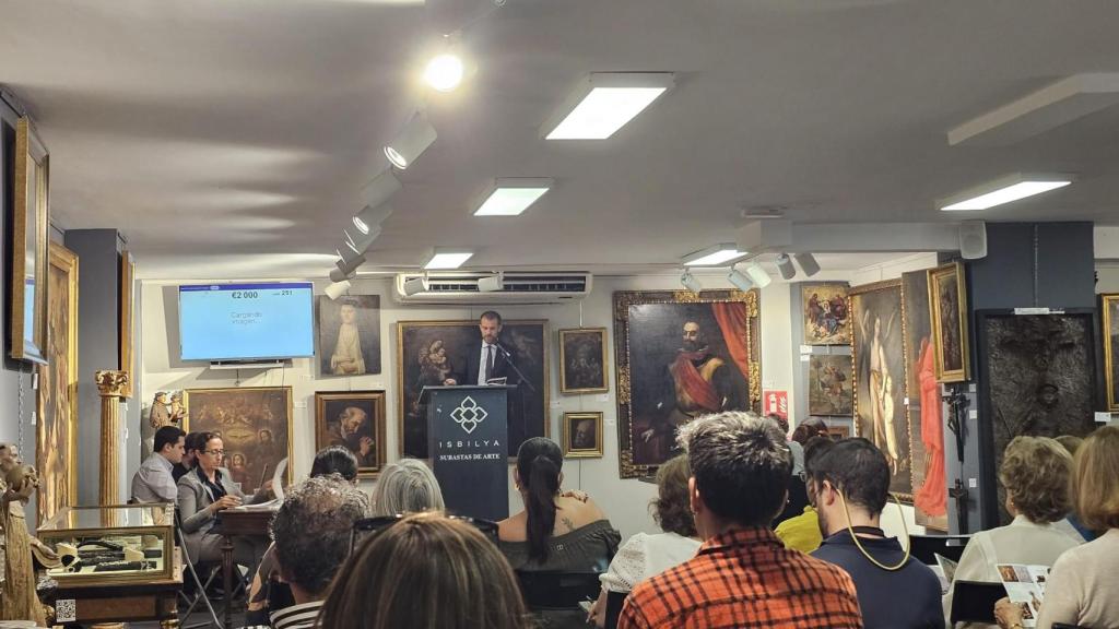 Sala de subastas Isbilya este pasado miércoles.