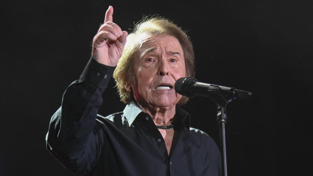 Raphael en uno de sus últimos recitales.