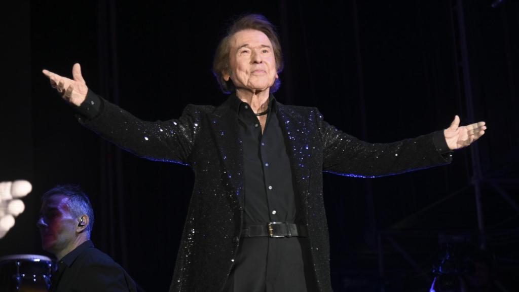 Raphael, sobre el escenario, feliz, el pasado 13 de septiembre.