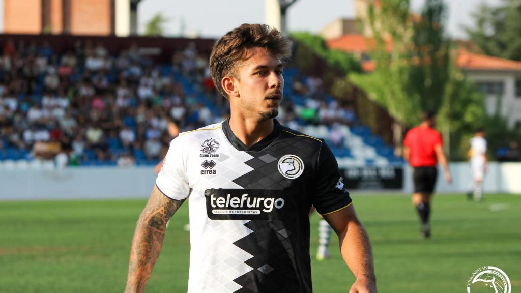 El jugador de Unionistas de Salamanca Gabriel Palmero