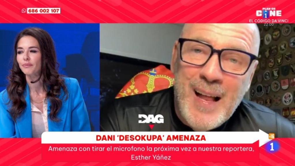 Esther Yáñez reacciona al mensaje de Dani Esteve ('Desokupa').