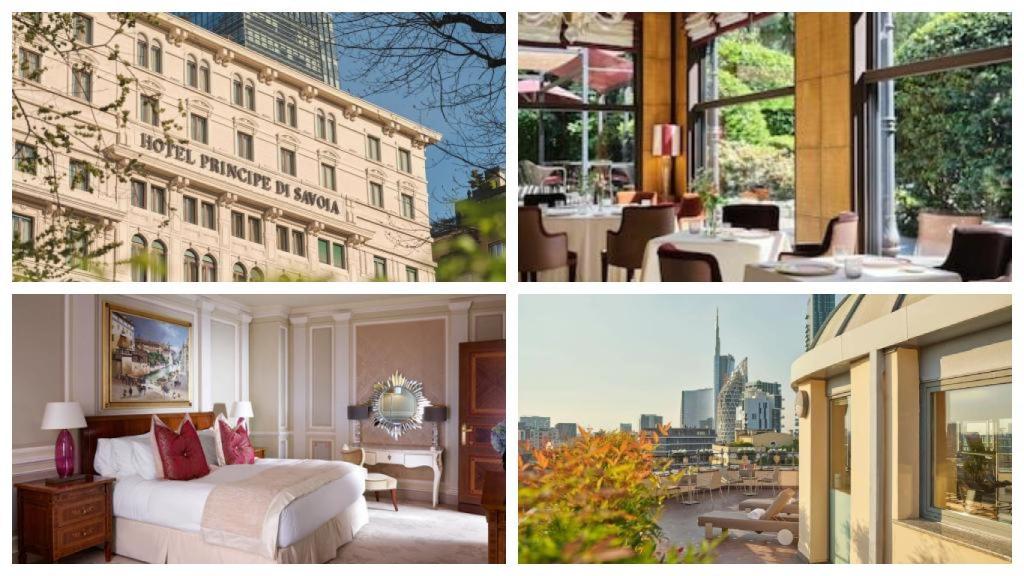 Diferentes espacios del hotel Principe Di Savoia.