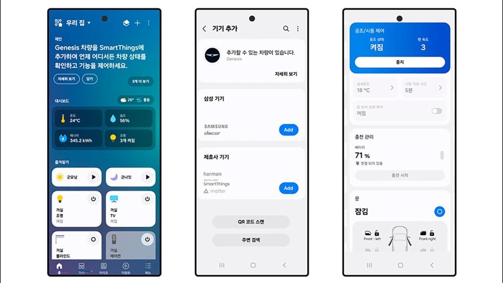 De casa al automóvil en SmartThings