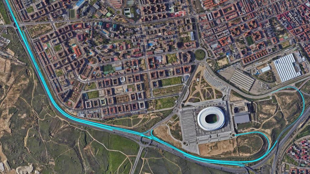 Nuevo acceso Ciudad del Deporte-M-40.