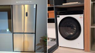 El frigorífico y la lavadora-secadora Mijia de Xiaomi.