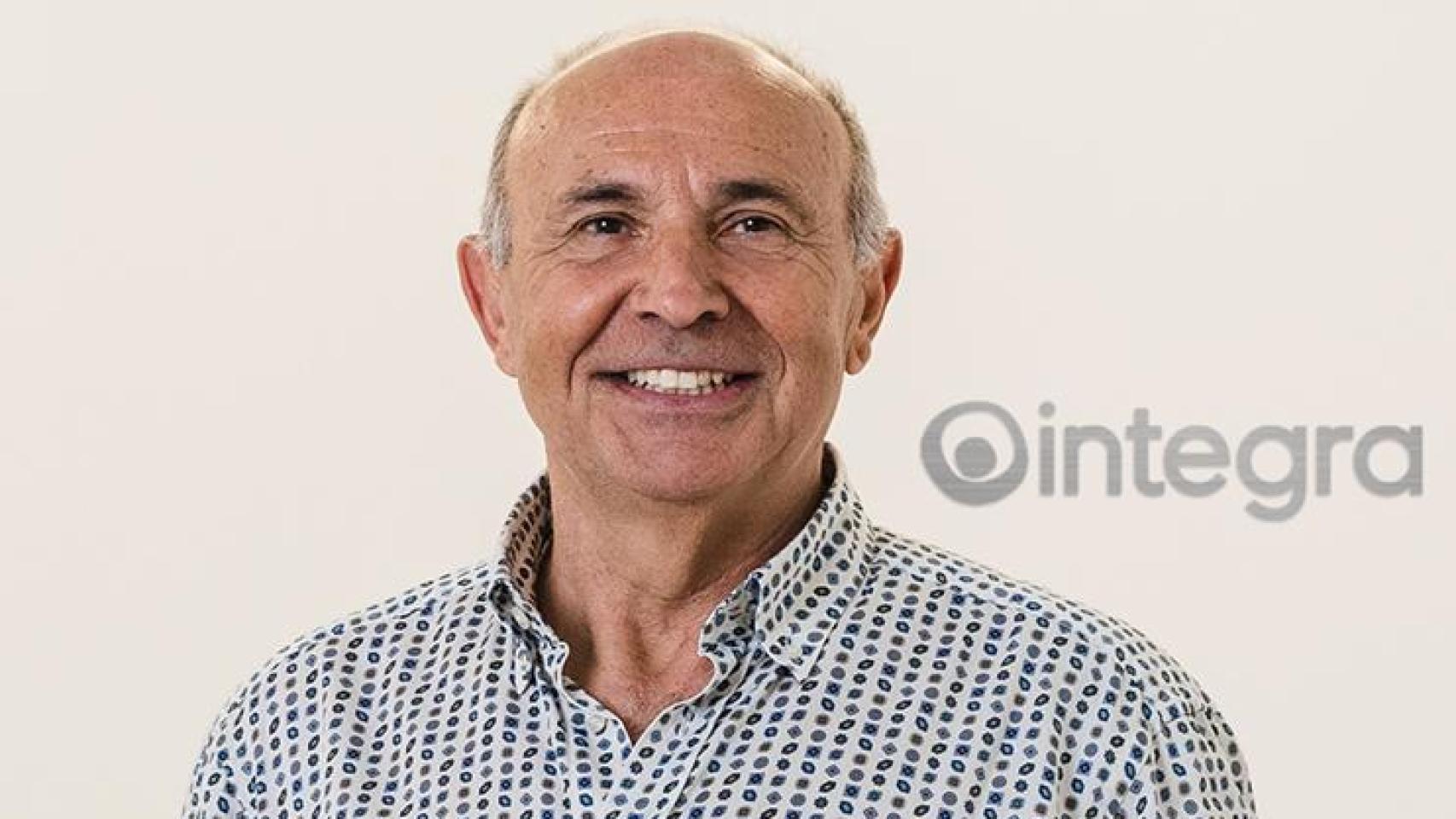 El presidente de Integra, Carlos Pascual, en Zaragoza.