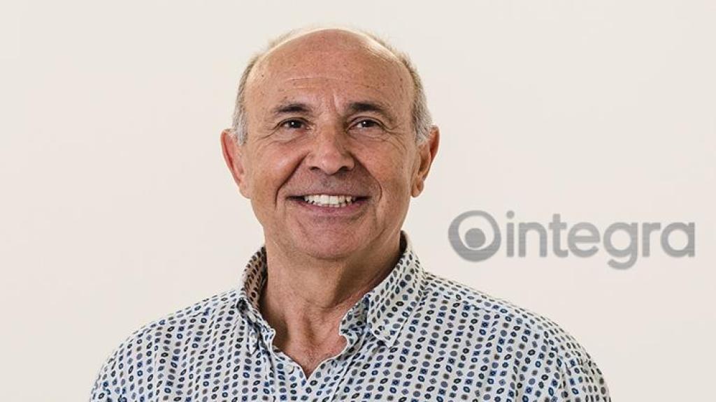 El presidente de Integra, Carlos Pascual, en Zaragoza.