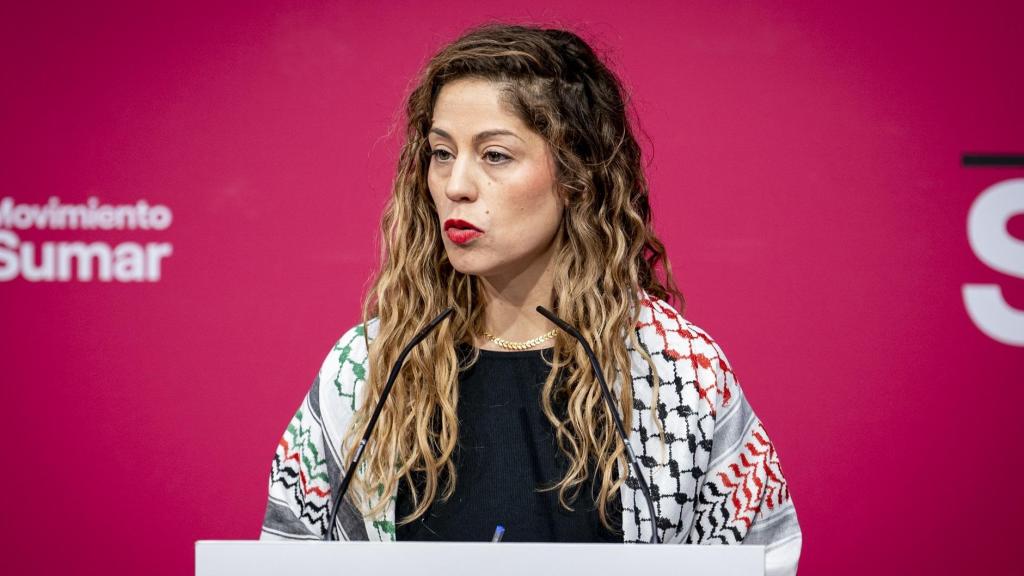 La coordinadora general del Movimiento Sumar, Lara Hernández, este sábado.