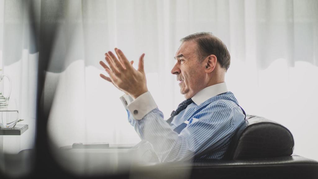 Pedro J. Ramírez, en su domicilio.