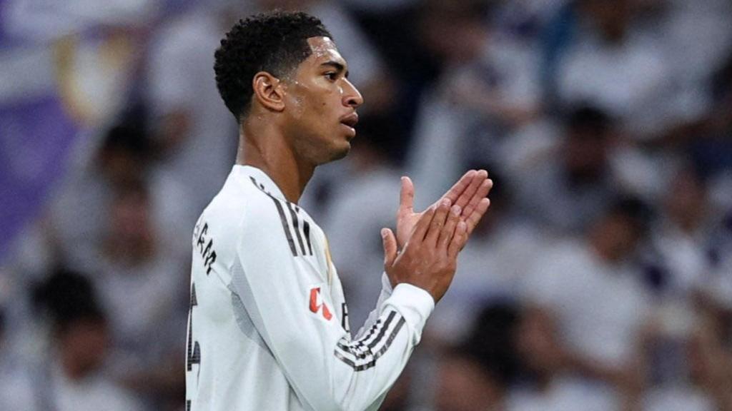 Bellingham, durante un partido con el Real Madrid.