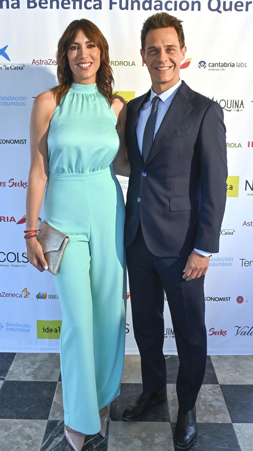 Patricia y su pareja sentimental, Christian Gálvez, en un acto público.