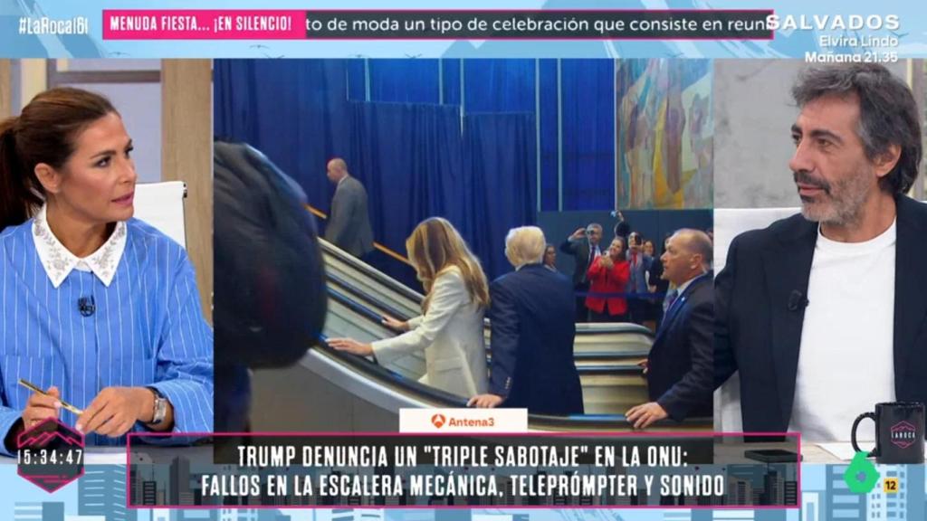 Nuria Roca y Juan del Val en 'La Roca'.