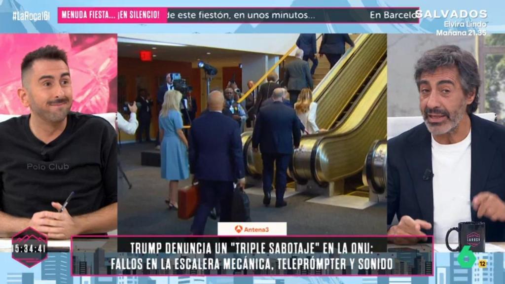 Berni Barrachina y Juan del Val en 'La Roca'.