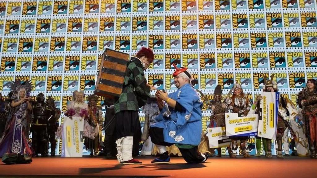 La pedida de mano en la Comic-Con Málaga.