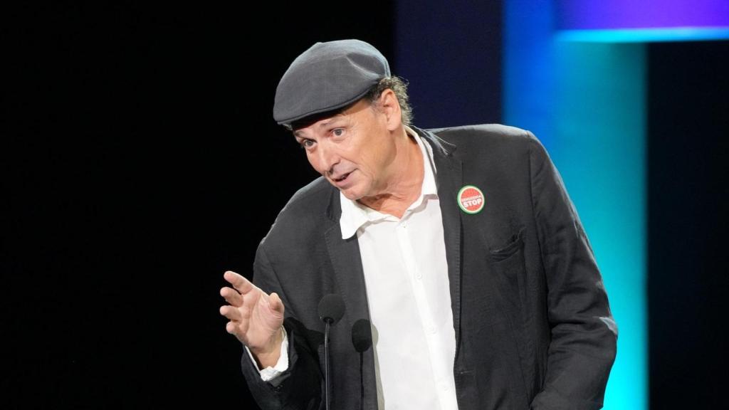 El director José Luis Guerín durante la gala de clausura del Festival de San Sebastián. Foto: Unanue / Europa Press