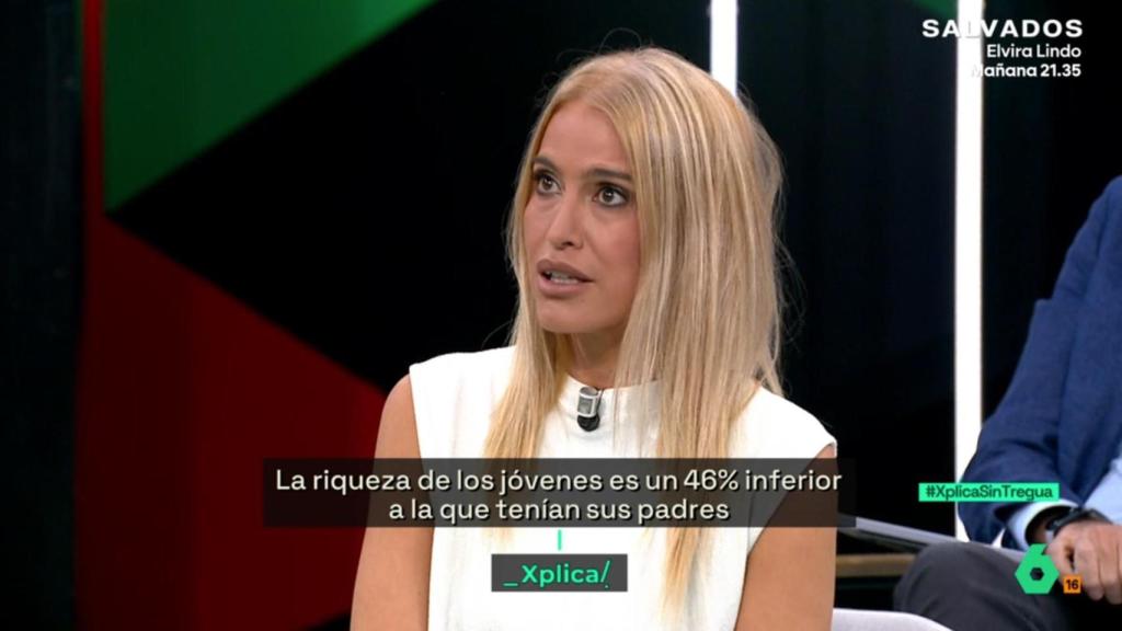 Afra Blanco en 'laSexta Xplica'.