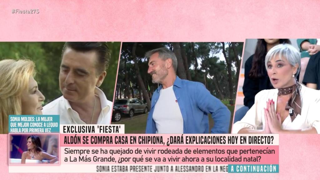 Ana María Aldón en 'Fiesta'.