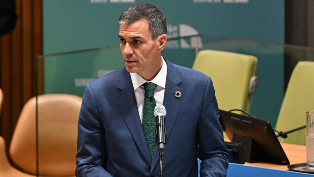 Pedro Sánchez, esta semana pasada en Nueva York