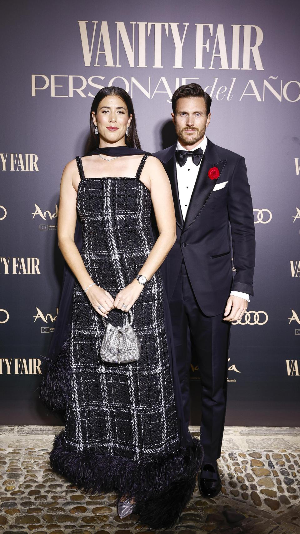 El matrimonio en un acto público.