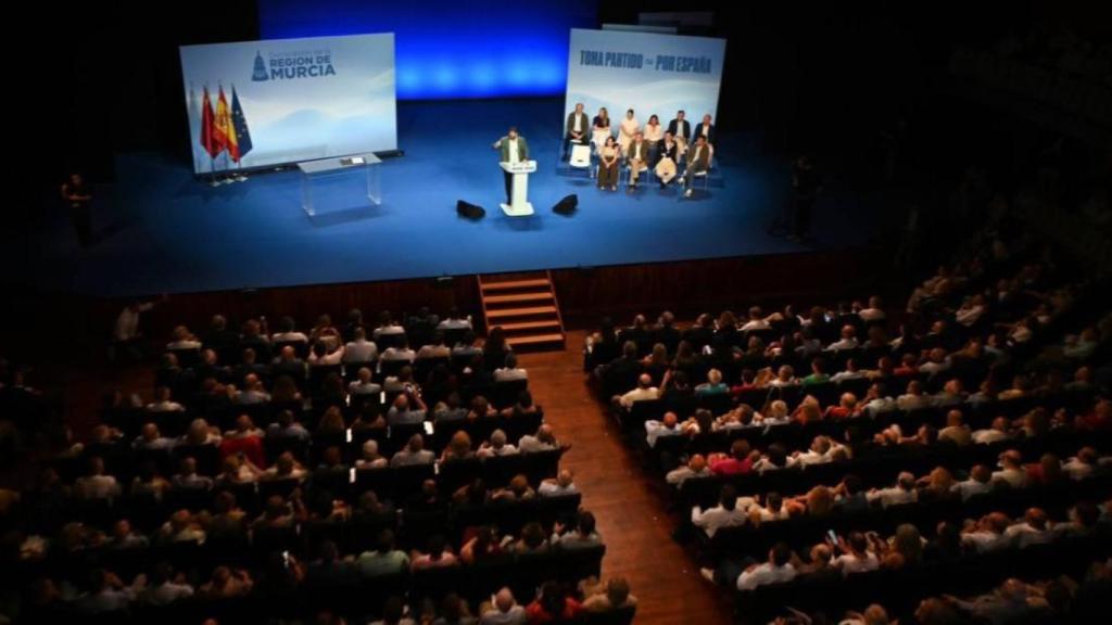 Una vista aérea del Teatro Circo de Murcia.