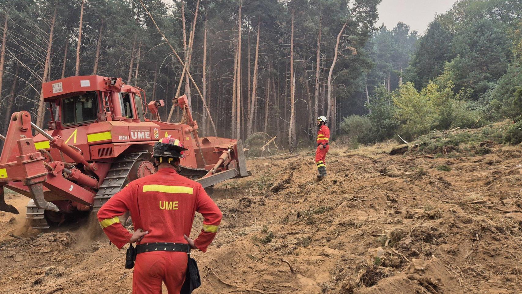 La UME en Cerezo de Arriba