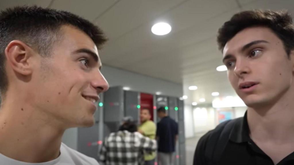 Daniel junto a Sergio Begueria.