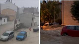 Efectos de las lluvias en Cadrete y María de Huerva.