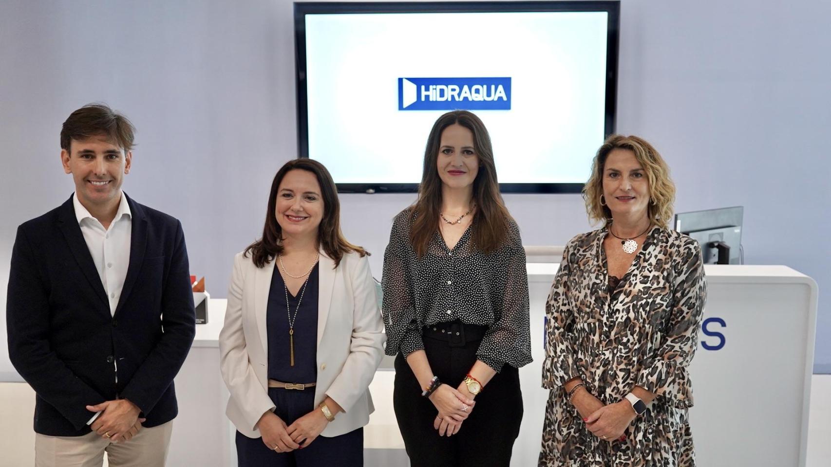 Dani Valero, Amelia Navarro, Lorena García y Ana Viñado.