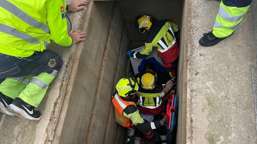 Rescate de la mujer. Foto: CPEIS Toledo.