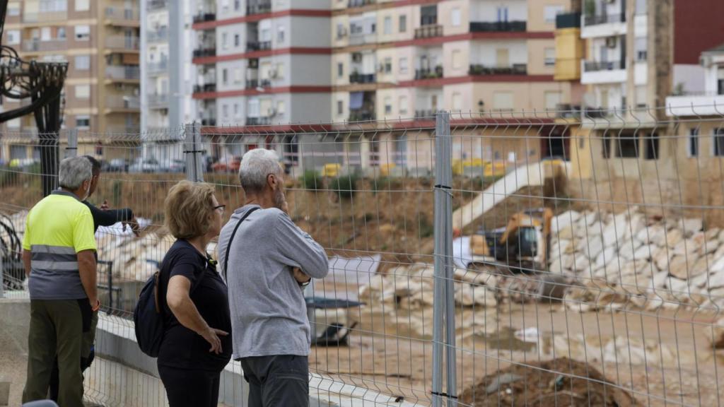 Barranco del Poyo a su paso por Paiporta. EFE/ Kai Försterling