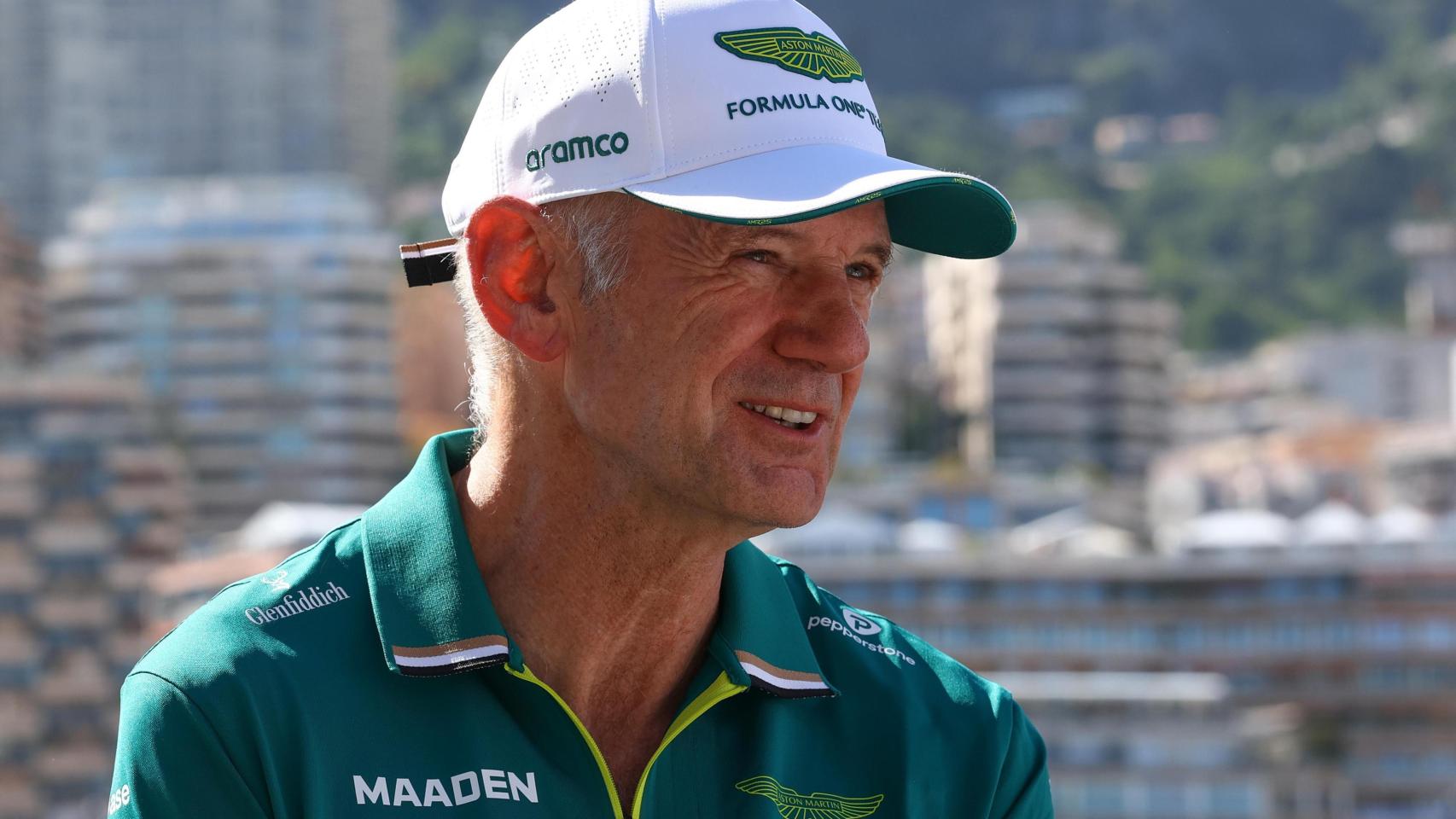 Adrian Newey, en el Gran Premio de Mónaco con Aston Martin F1