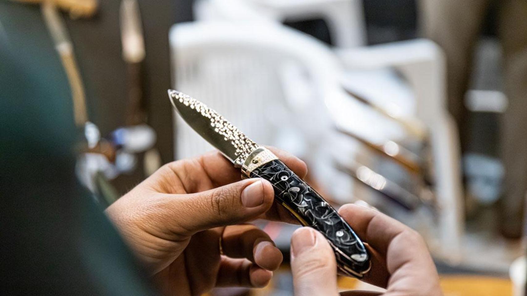 Una navaja artesana en Ibercut.