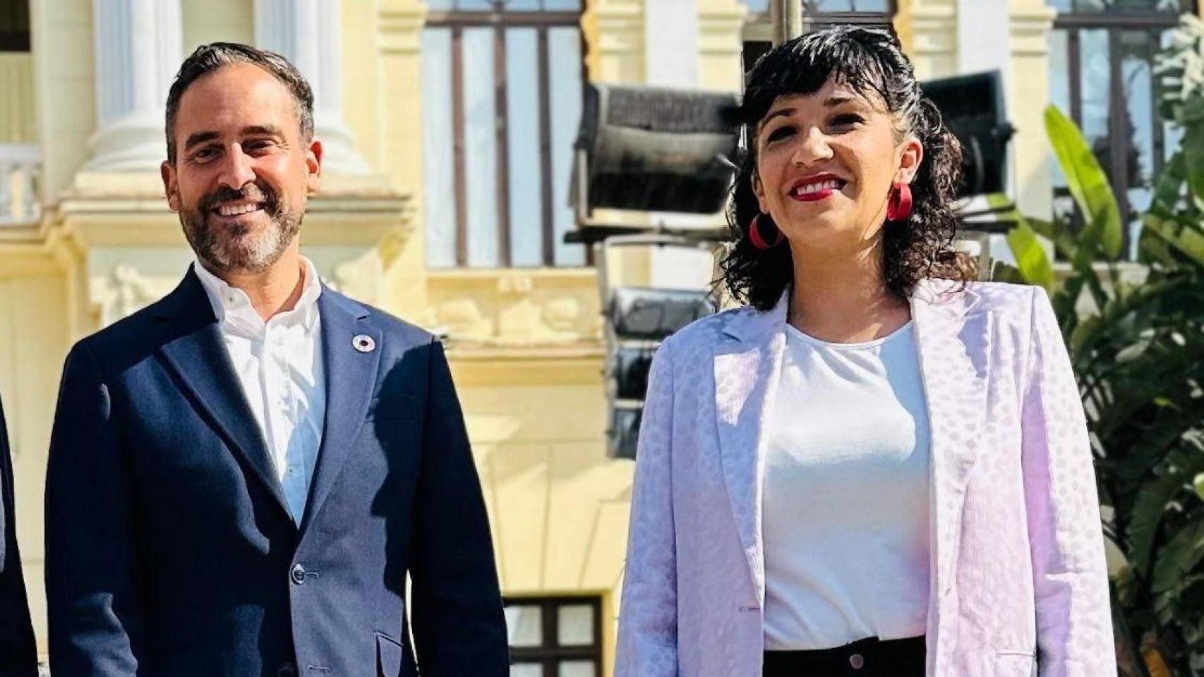 Daniel Pérez, del PSOE, y Toni Morillas, de Con Málaga.