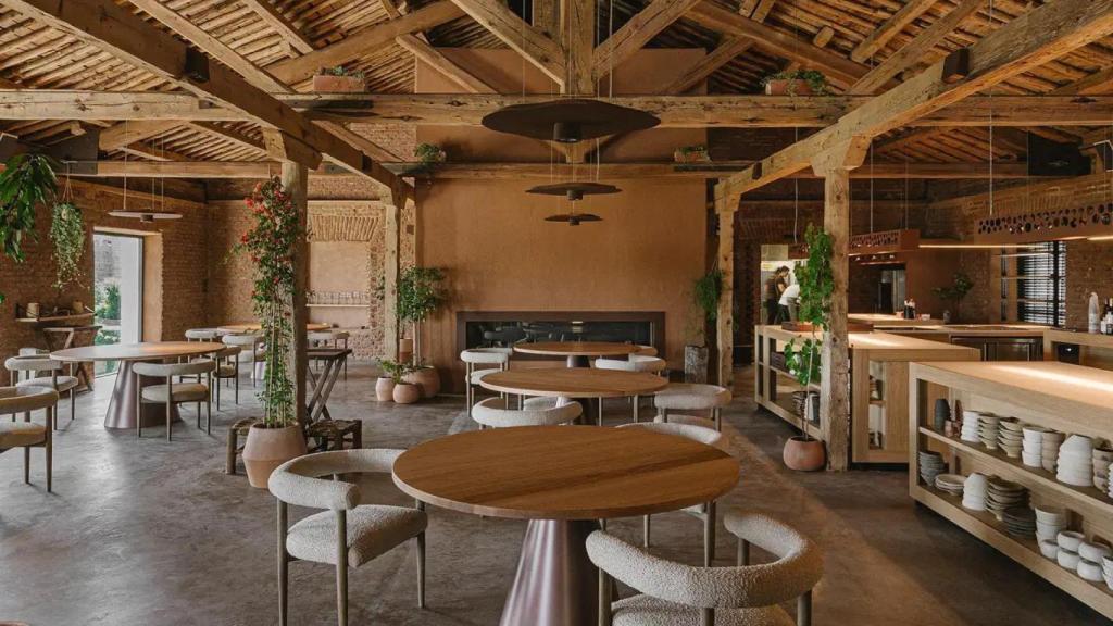 El interior del restaurante.