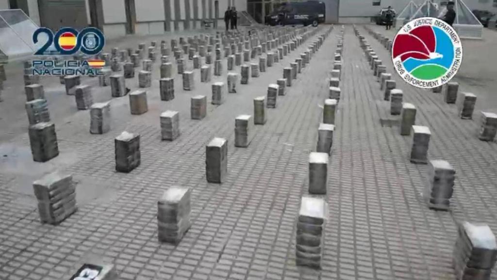 Alijo de 3,6 toneladas de cocaina incautadas en Galicia