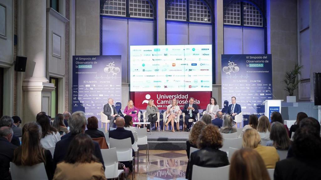 Un momento durante la mesa redonda.