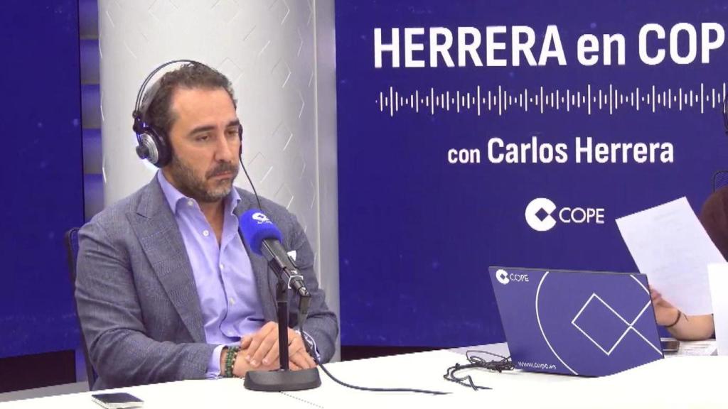 El empresario Víctor de Aldama, durante su entrevista en Cope este lunes.