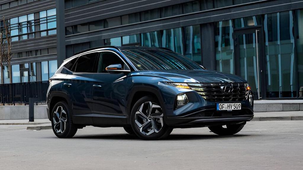 Silueta del Hyundai Tucson.