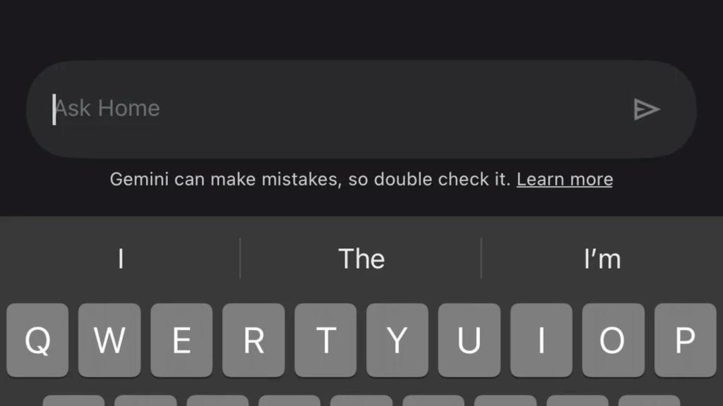 Cartel de posibles errores de Gemini