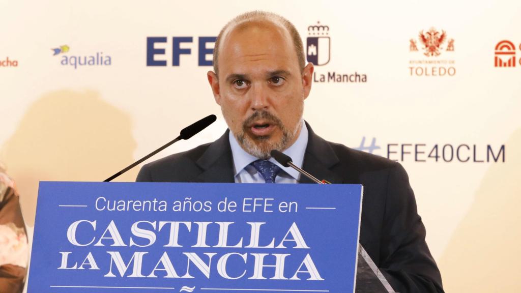 Pablo Bellido, presidente de las Cortes de Castilla-La Mancha.