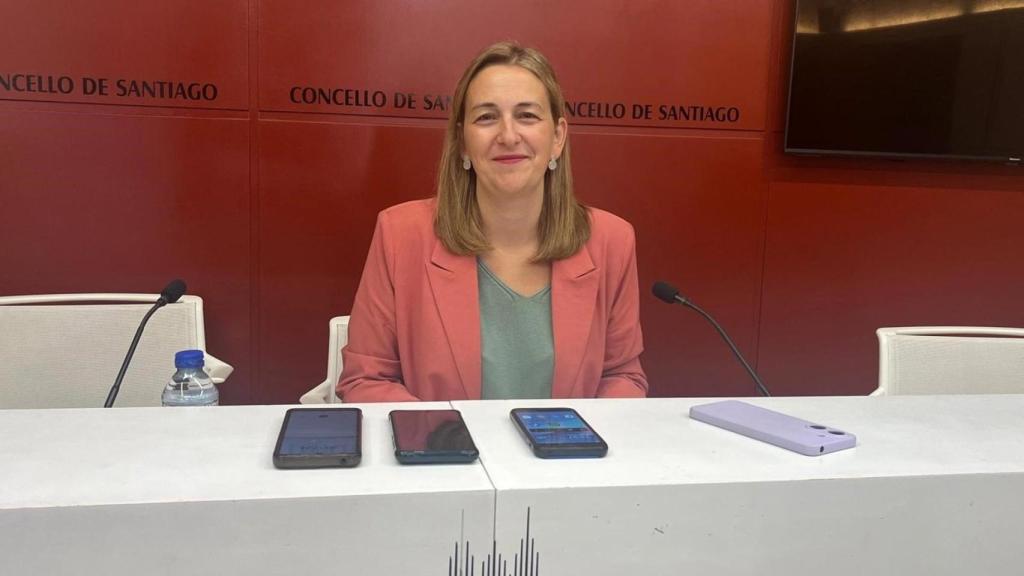 La portavoz del gobierno local de Santiago, Míriam Louzao